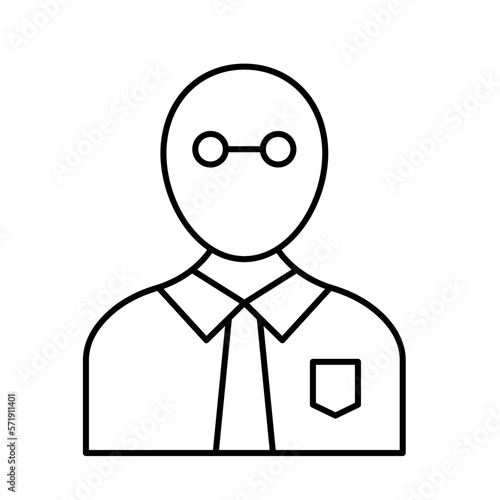 gentleman Vector Icon easily modified

