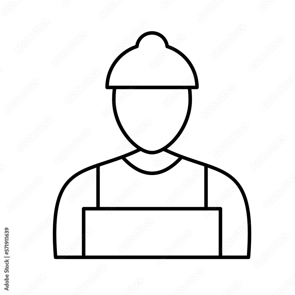 Carpenter Vector Icon easily modified
Carpenter Vector Icon easily modified