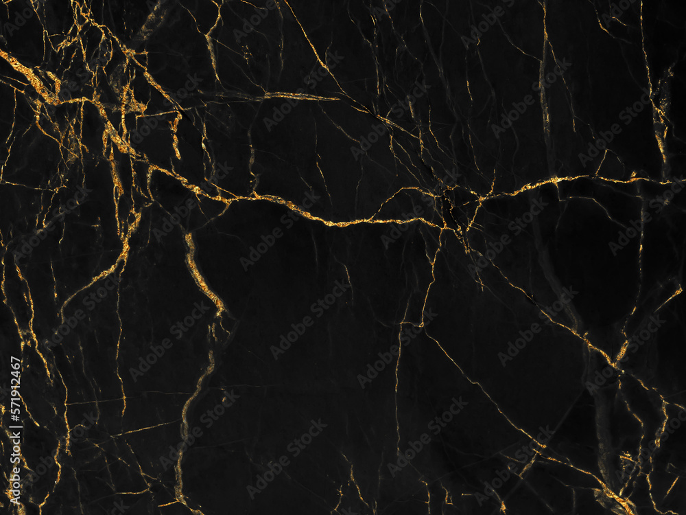 Black and gold marble luxury wall texture with shiny golden line pattern abstract background design for a cover book or wallpaper and banner website.