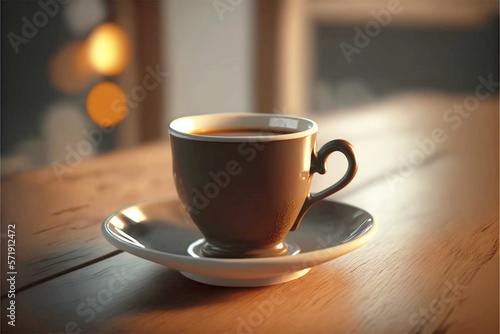hot coffee, good morning, generative ai