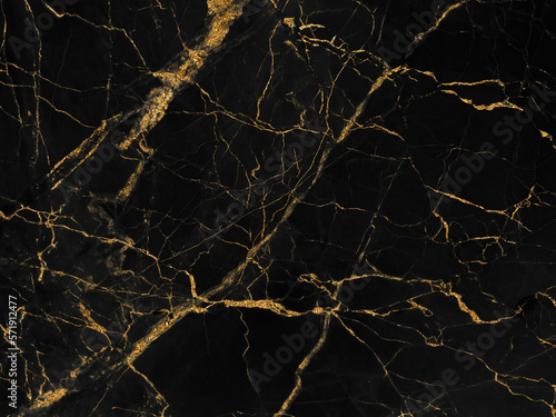 Black and gold marble luxury wall texture with shiny golden line pattern abstract background design for a cover book or wallpaper and banner website.