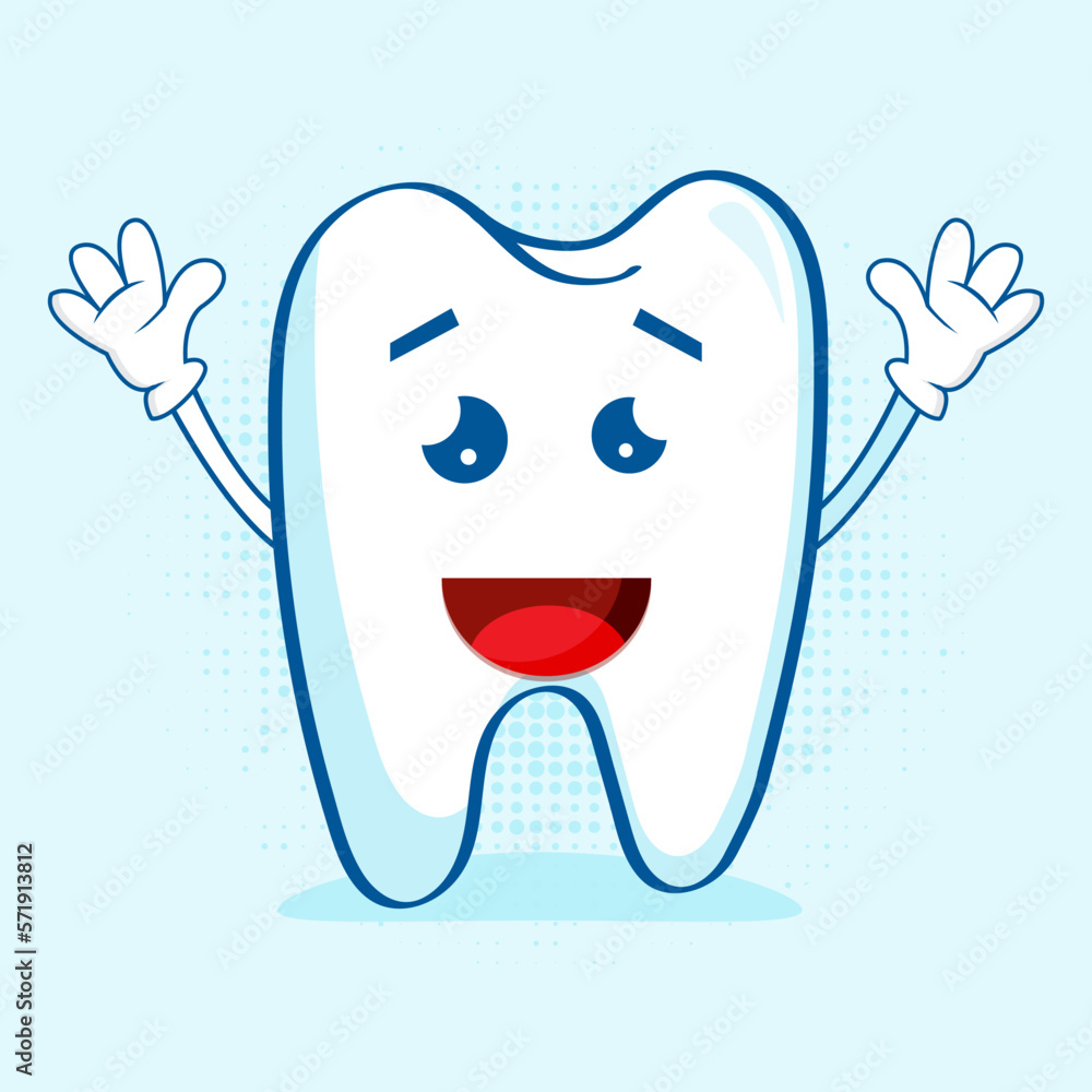 Adorable Cute Tooth Character, This character is often used as a design for dental care products, educational materials, and other merchandise related to dental health Adorable Cute Tooth Character, This character is often used as a design for dental care products, educational materials, and other merchandise related to dental health