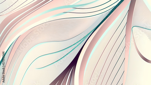 abstract background with lines in pastel soft tones, made by ai