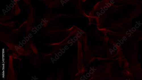 Abstract Design Background_Fractal_Silk_FlowupA_loop_red