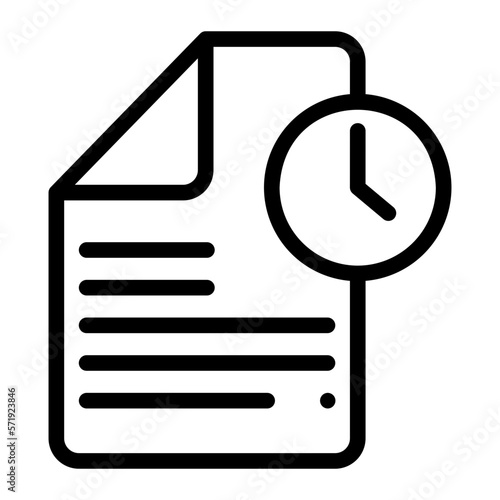 transaction history line icon