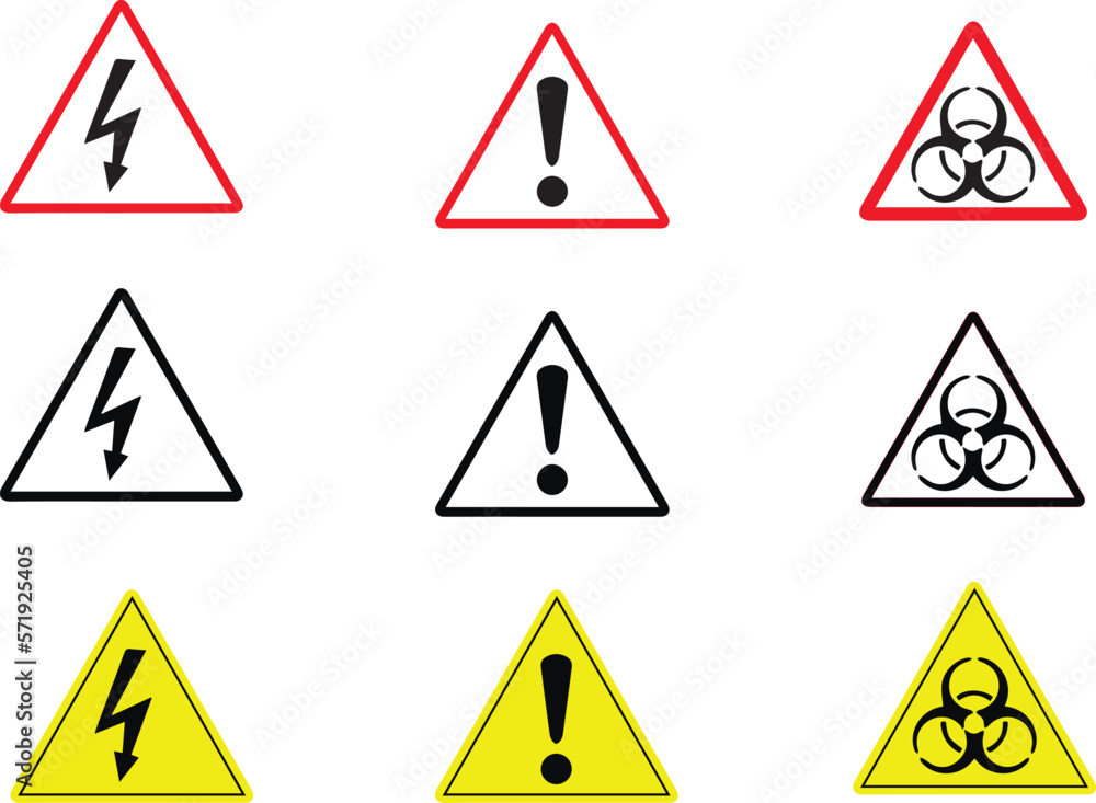 danger and warning sign danger and warning sign