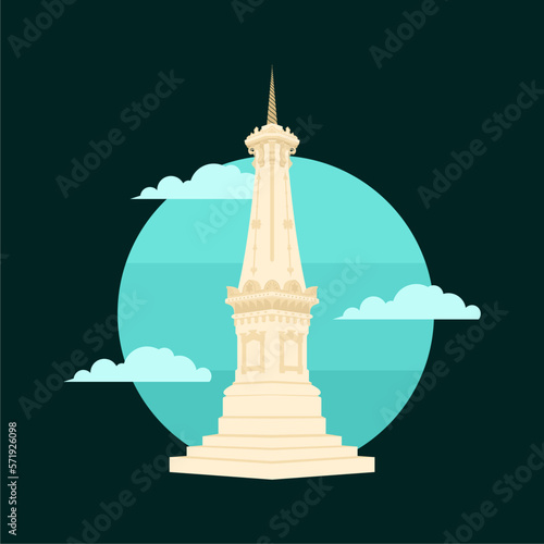one of the monuments in the city of Yogyakarta