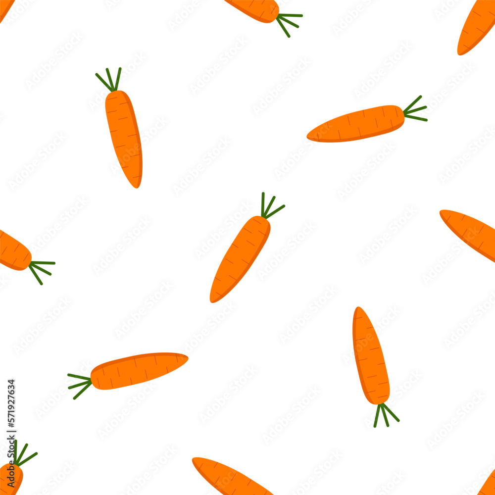 cartoon seamless pattern with carrot, easter theme background, vector illustration of vegetable, healthy vegan food wallpaper cartoon seamless pattern with carrot, easter theme background, vector illustration of vegetable, healthy vegan food wallpaper