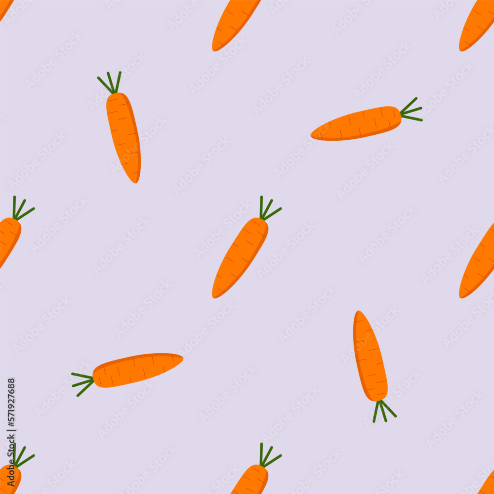 cartoon seamless pattern with carrot, easter theme background, vector illustration of vegetable, healthy vegan food wallpaper cartoon seamless pattern with carrot, easter theme background, vector illustration of vegetable, healthy vegan food wallpaper