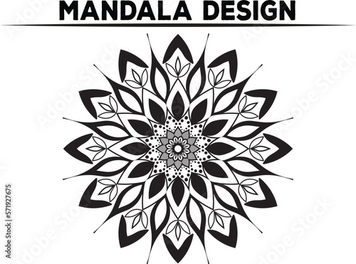 
Floral Luxury  background vector mandala design
