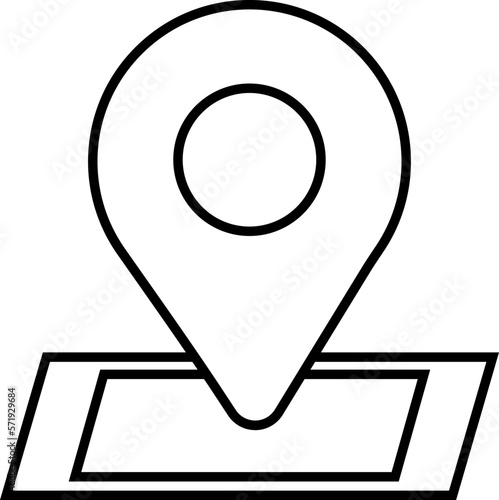 Free Download map pointer with icon illustration in vector - GFXLoad