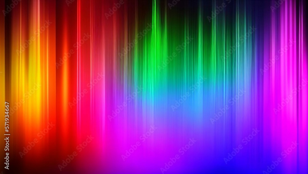 abstract rainbow spectrum illustration made with generative ai