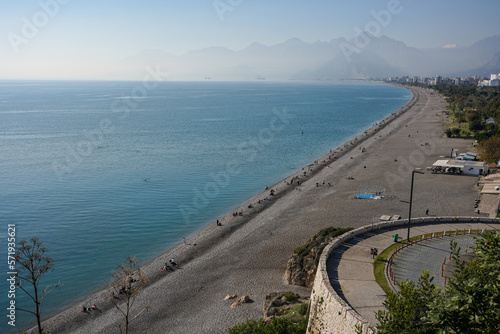 Konyaalti Beach in Antalya City, Turkiye