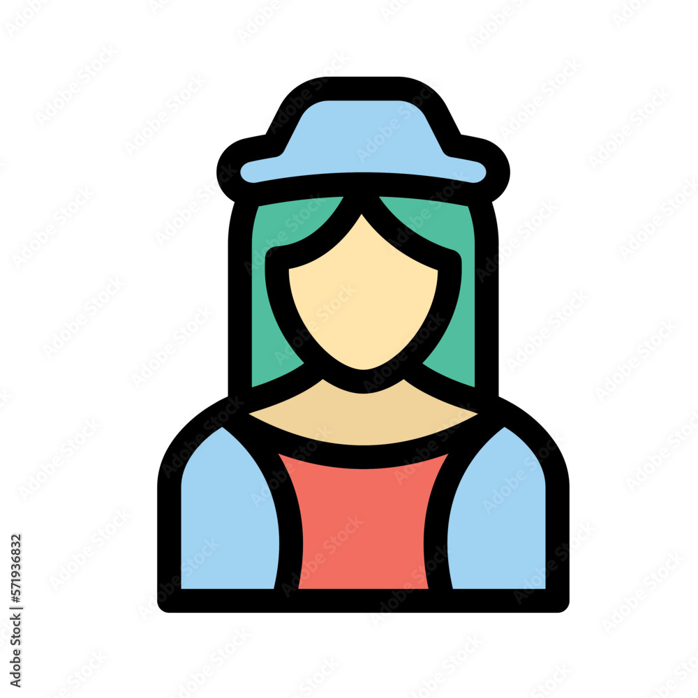 young lady Vector Icon easily modified
young lady Vector Icon easily modified
