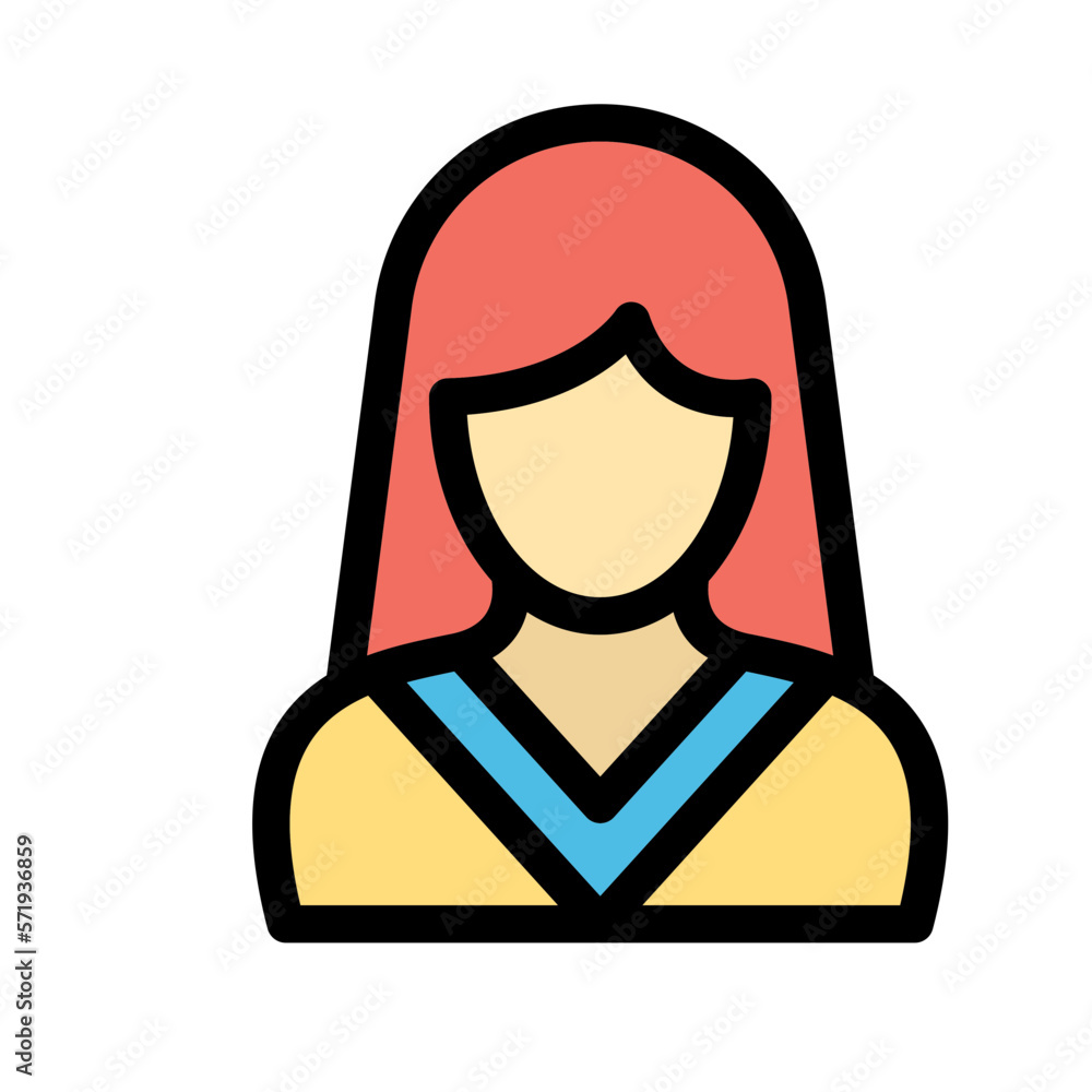 young lady Vector Icon easily modified
young lady Vector Icon easily modified