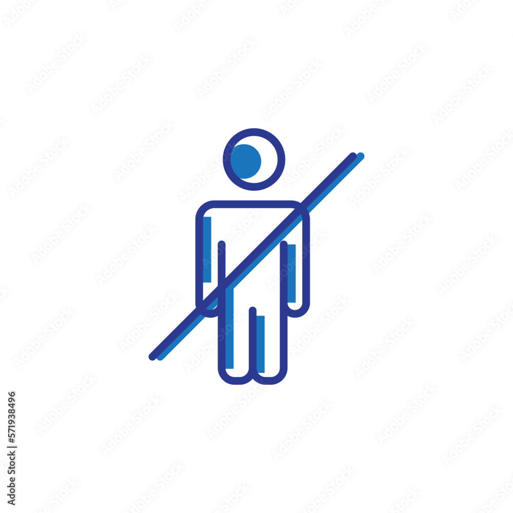 do not enter men vector for Icon Website, UI Essential, Symbol, Presentation do not enter men vector for Icon Website, UI Essential, Symbol, Presentation