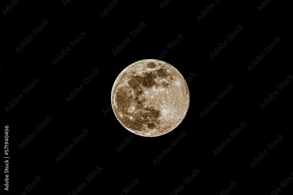 Fototapeta premium April Pink Moon