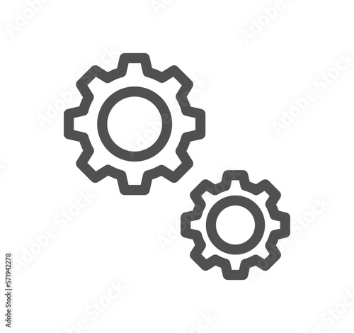 Business audit related icon outline and linear vector.