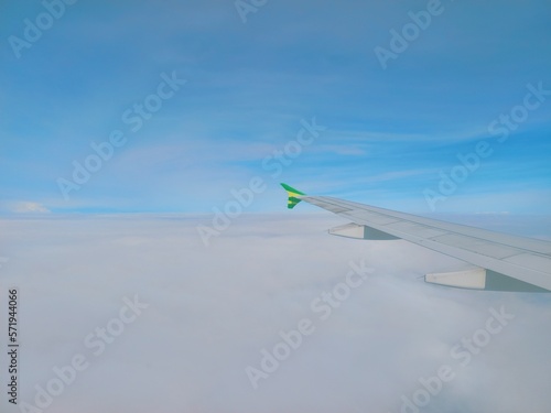 airplane in the sky