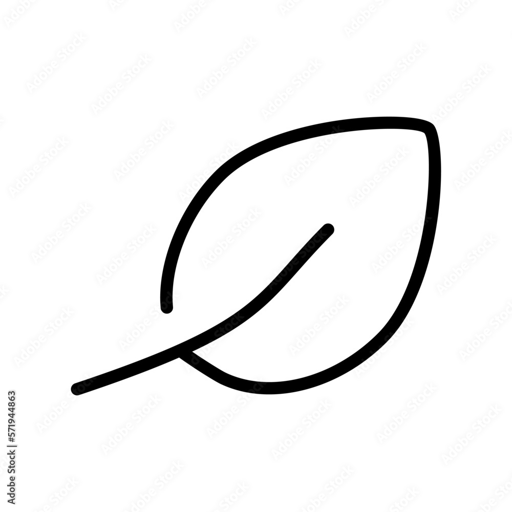 Leaf line icon. Ecology, eco friendly, leaf, green, clover, maple, grass, natural, herbal, herbs, vegetarian, foliage, plants, gardening, herbarium. Vector line icon isolated on white background Leaf line icon. Ecology, eco friendly, leaf, green, clover, maple, grass, natural, herbal, herbs, vegetarian, foliage, plants, gardening, herbarium. Vector line icon isolated on white background