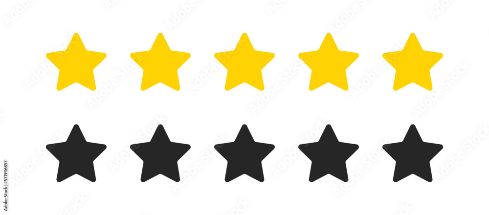 Star set icon. Share, pointer, thumbs up, star, like, heart, favorites, important, call back, comment, speechbubble. Feedback concept. Vector line icon isolated on white background Star set icon. Share, pointer, thumbs up, star, like, heart, favorites, important, call back, comment, speechbubble. Feedback concept. Vector line icon isolated on white background