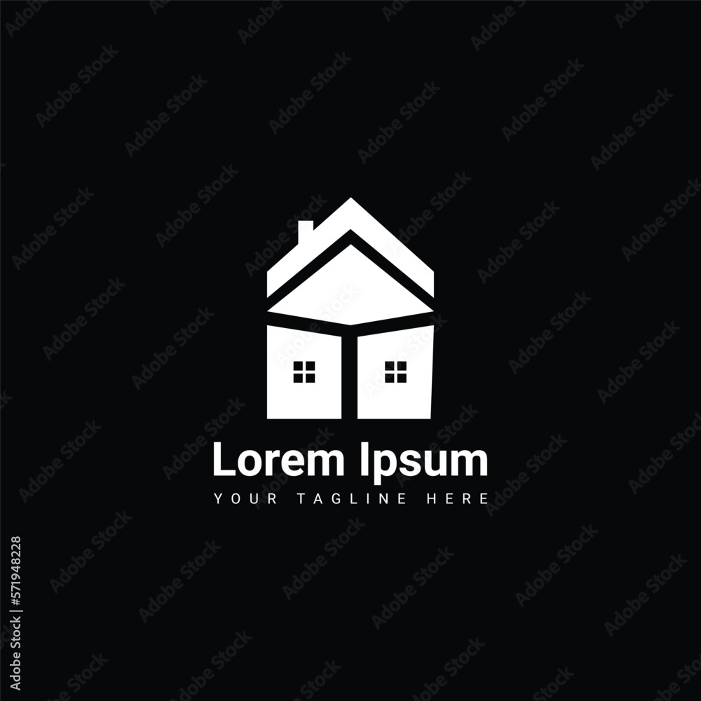house logo design vector, real estate, home logo design