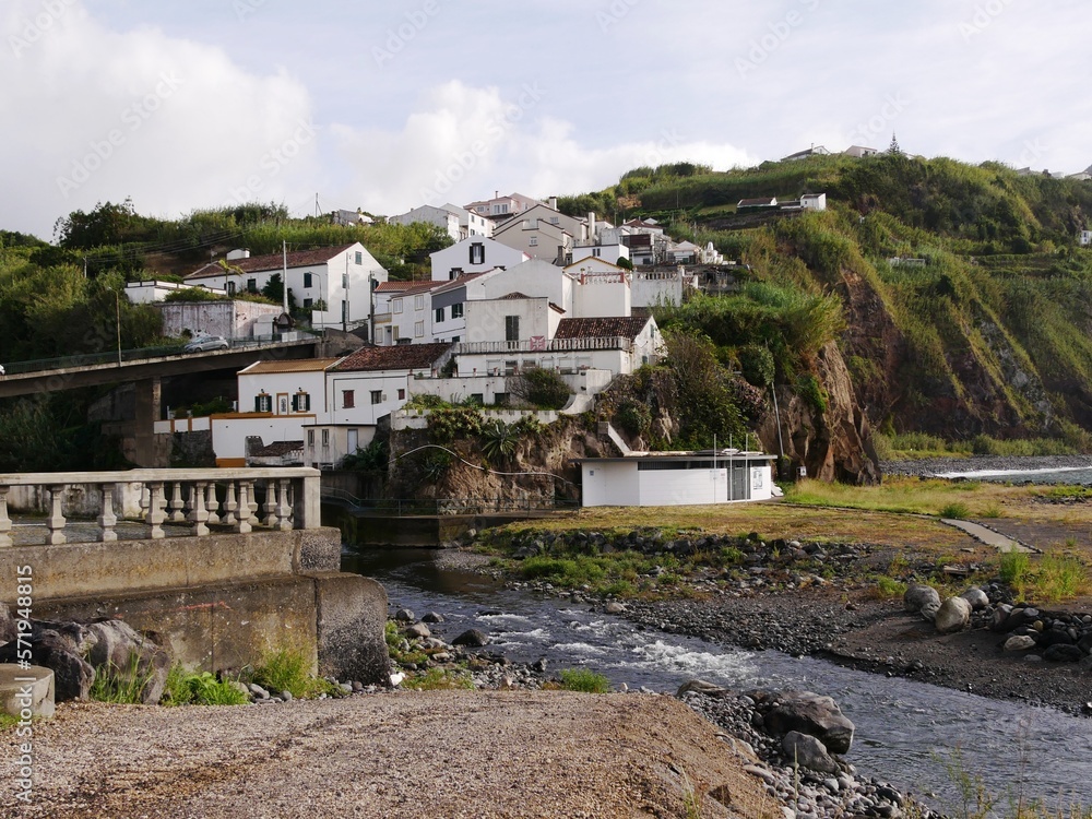Village de Provoaçao sur l'île de Sao Miguel dans l'archipel des Açores au Portugal Europe
