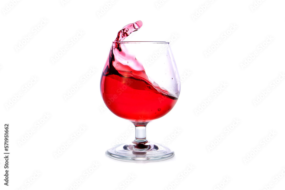 moving a glass of red wine on a white background moving a glass of red wine on a white background