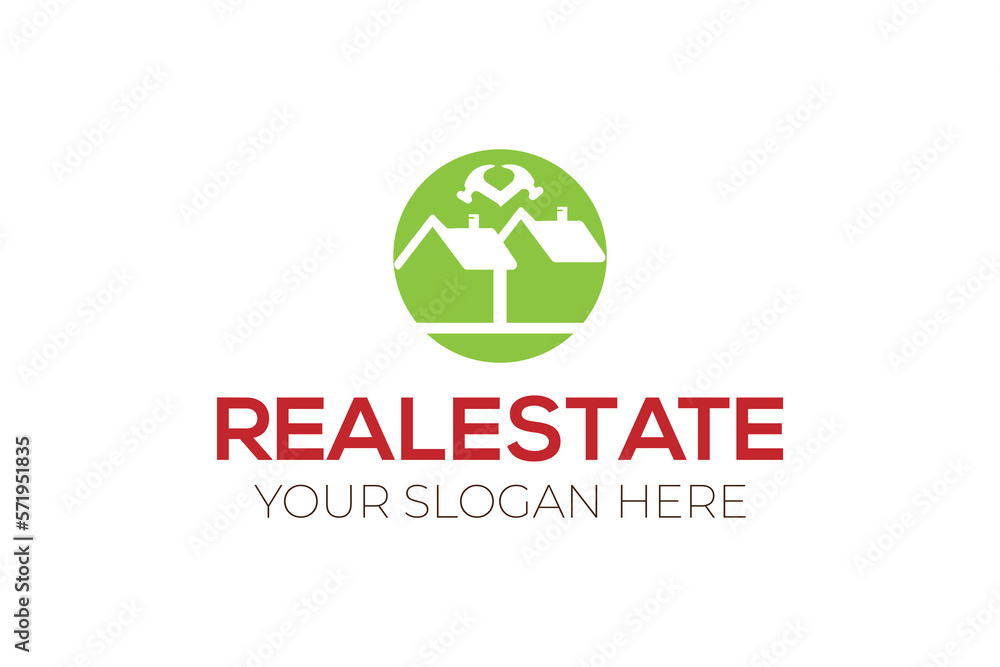Real estate simple logo design. Modern minimalist home logo. Construction logo design template Real estate simple logo design. Modern minimalist home logo. Construction logo design template