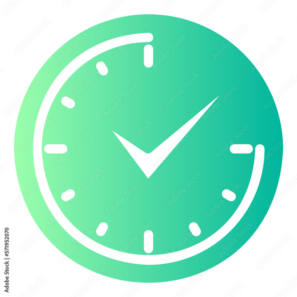 time management gradient icon time management gradient icon
