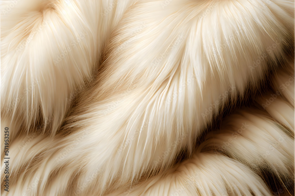 neutral cream fur background created with generative ai neutral cream fur background created with generative ai