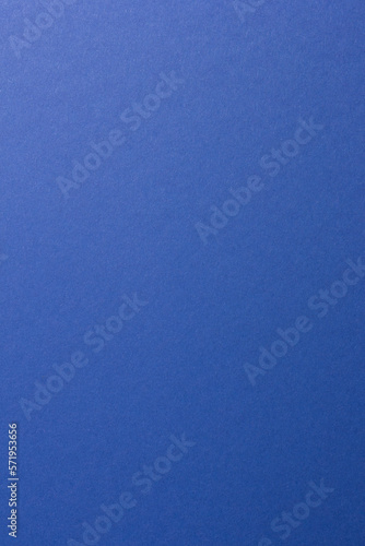 Top view of the texture of a thick blue cardboard.