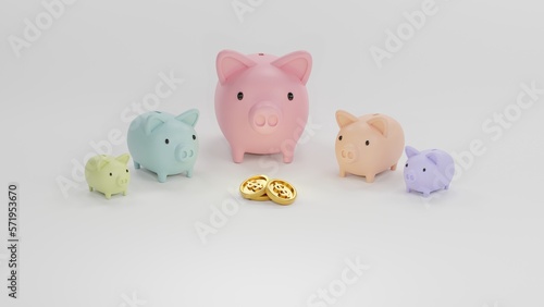 The pig family had little money.