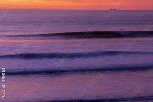 Waves at Sunset
