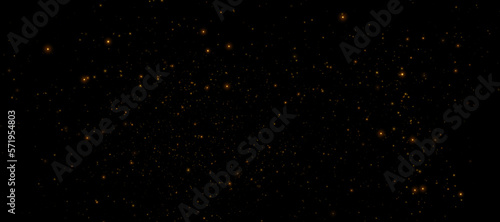 Night starry sky  shining shining space. Abstract background with stars  cosmic glow. Northern lights. Vector