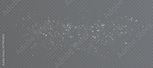 Magic shining golden dust. Small particles of powder dust bokeh effect. Light dust for web design. Vector