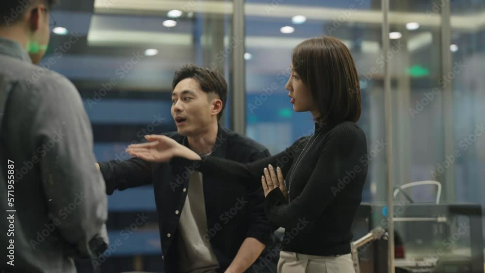 Confident designers working together,4K