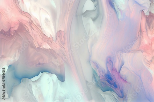 dreamy, wallpaper, glass texture, blue and rose tones, ink style, AI Generated