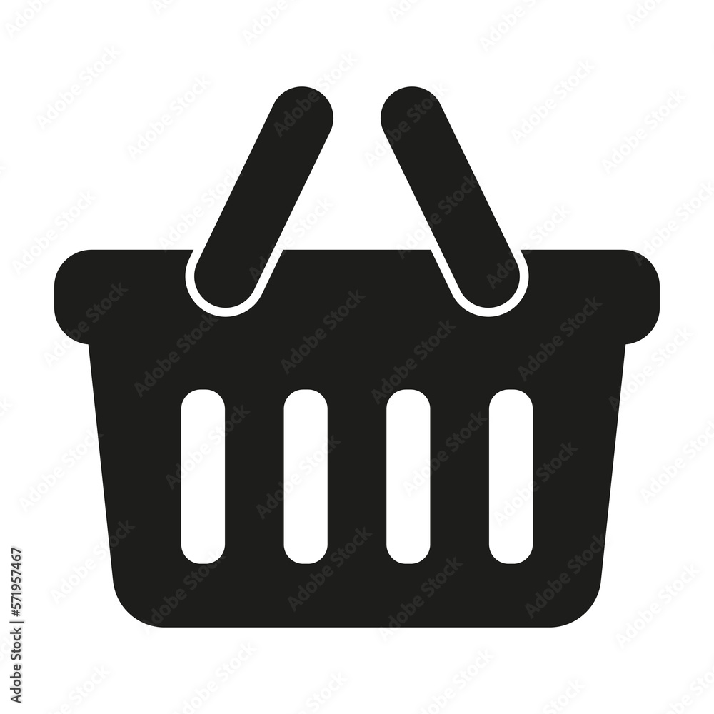 Shopping basket icon - vector illustration. Shop cart, bag, online purchase, retail vector illustration design on white background. Shopping basket icon - vector illustration. Shop cart, bag, online purchase, retail vector illustration design on white background.