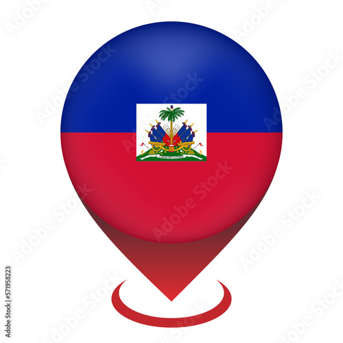 Map pointer with contry Haiti. Haiti flag. Vector illustration. Free Download Map pointer with contry Haiti. Haiti flag. Vector illustration. - GFXLoad