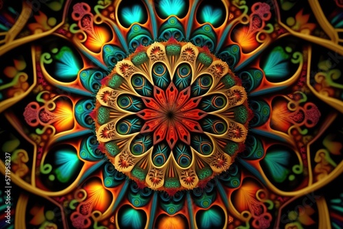 Wallpaper Mural Abstract fractal background Torontodigital.ca