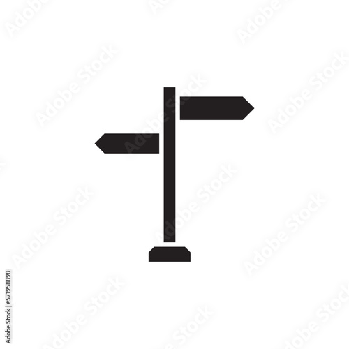 road sign iconVector for Website, UI Essential, Symbol, Presentation