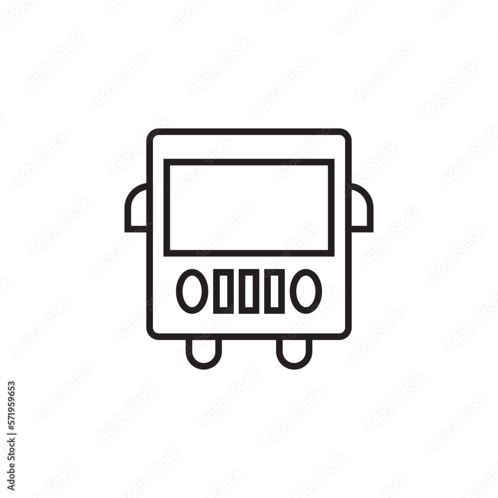 bus Vector for Website, UI Essential, Symbol, Presentation bus Vector for Website, UI Essential, Symbol, Presentation