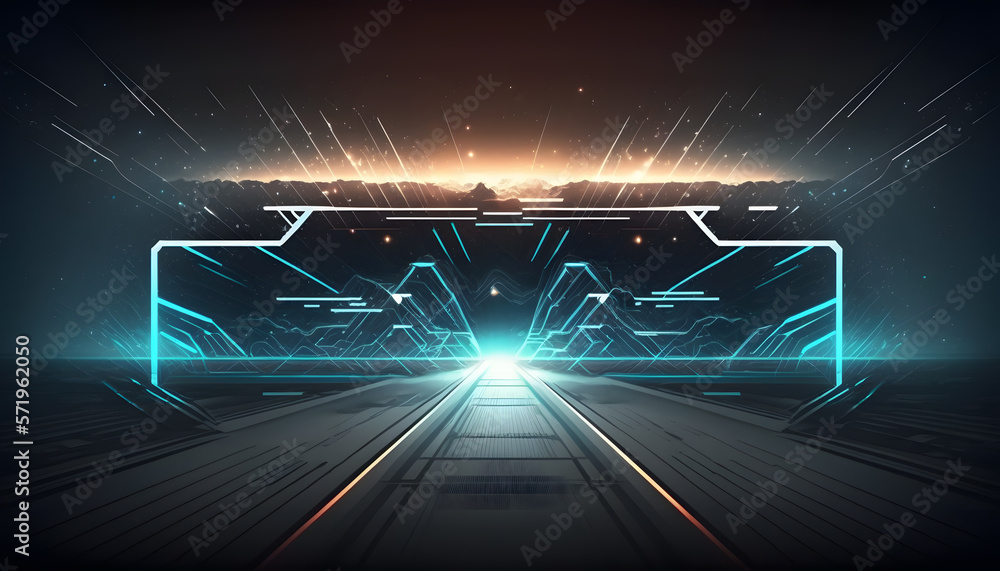 High Technology IT Background - Internet Future Security - Generative AI High Technology IT Background - Internet Future Security - Generative AI