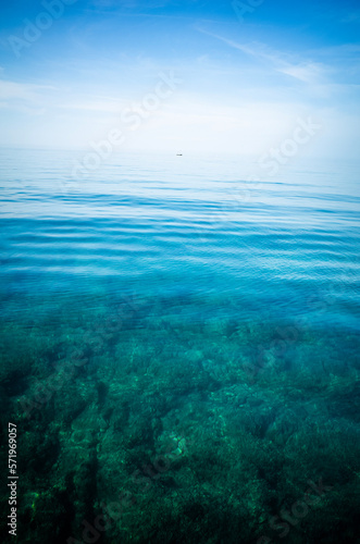 Wallpaper Mural blue sea and sky Torontodigital.ca