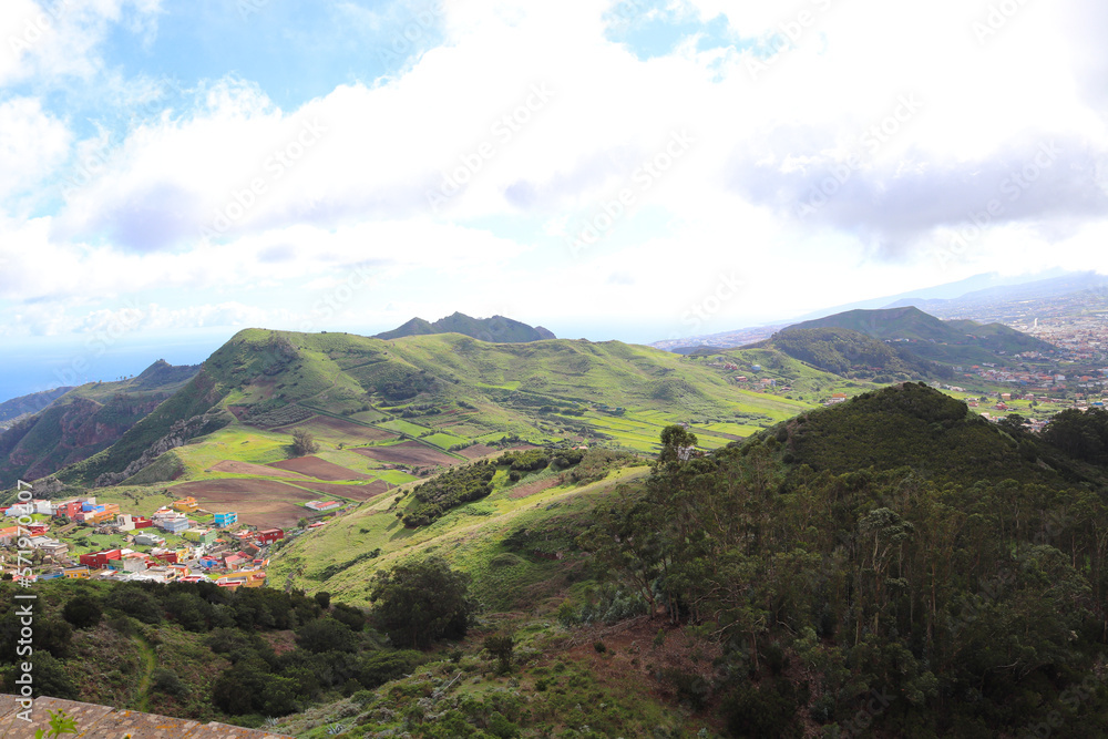 Beautiful Canary island landscape with mountains Beautiful Canary island landscape with mountains
