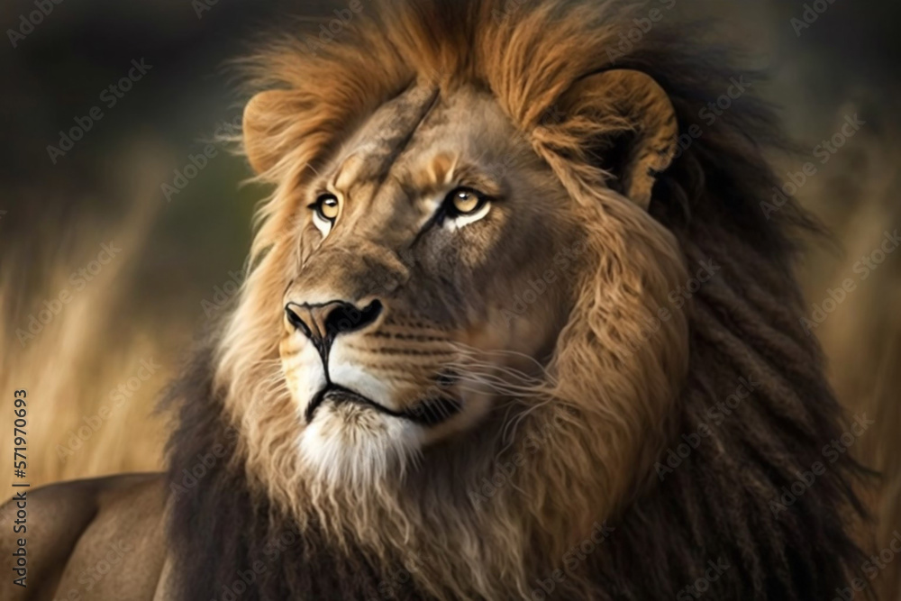 Obraz premium portrait of a lion