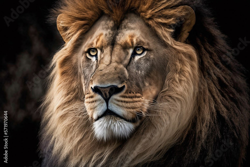 portrait of a lion © Micaela