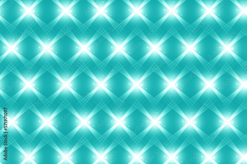 Fototapeta premium Green turquoise abstract pattern decoration and background concept