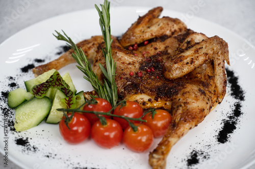 Grilled fried Chicken Tabak...